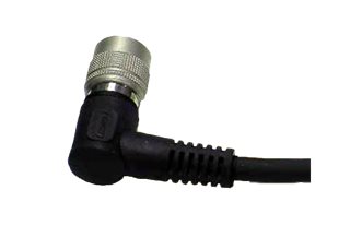 Intercon1 MVCS*-10-P High Flex Analog Right Angle Overmold CCXC Style, 12 Pos Circular Plug w/ Sockets to 12 Pin Circular Plug w/ Pins, 10.0 Meters   
