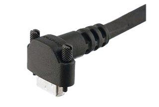 Intercon1 MCLCP*-5.0-P  Right Angle Overmold, Mini Camera Link to Standard- Connector A (26 Pos SDR (HDR) / Connector B (26 Pos MDR Receptacle), Locki
