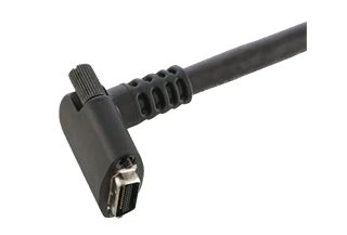 Intercon1 POCLP*-2.0-P Right Angle Overmold, High Flex, Power Over Camera Link Cables, Connector A (26 Pos MDR)/Connector B (26 Pos MDR), Locking Thum